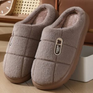 Cotton Slippers Men Plus Size Winter