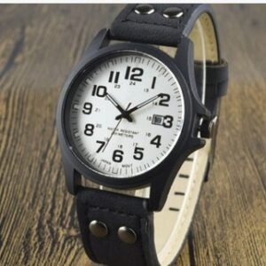 The Explosion Of Foreign Hot Head Belt Calendar Frosted Military Men Quartz Watch