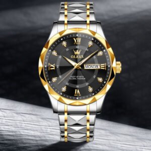 OLEVS Brand 2025 New Men's Luminous Waterproof Business Quartz Watch