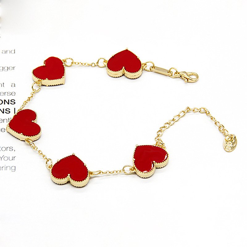 Double Sided Butterfly Heart Bracelet Fashion Bracelet - Image 7