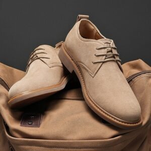 Autumn Retro British Martin Leather Shoes Men's Outdoor Work Shoes Suede