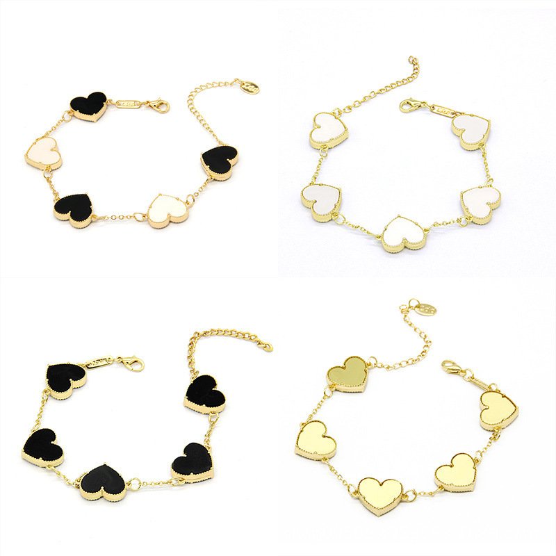 Double Sided Butterfly Heart Bracelet Fashion Bracelet - Image 5