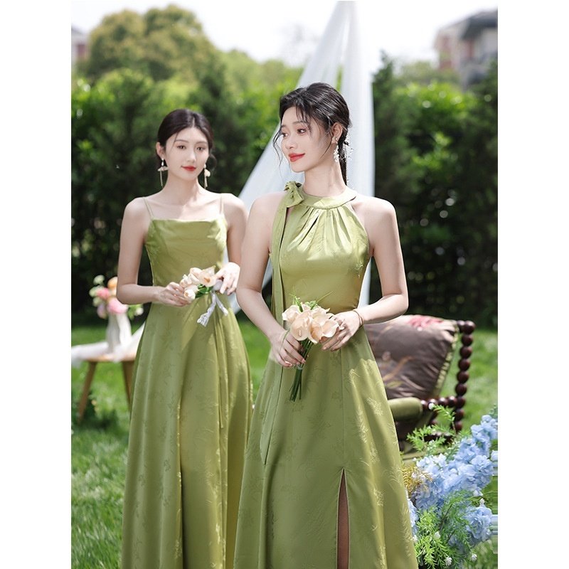 Green National Style Element Bridesmaid Dress - Image 2