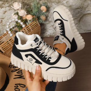 Versatile Casual Sports Sneakers With Thick Soles
