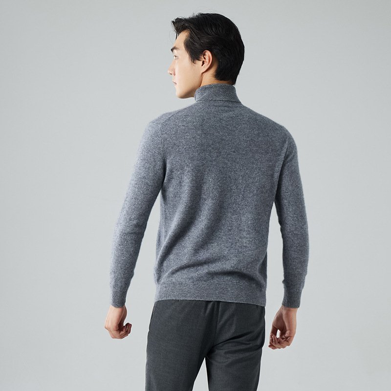 Men's Casual Knitted Base Layer Warm Loose Sweater - Image 3
