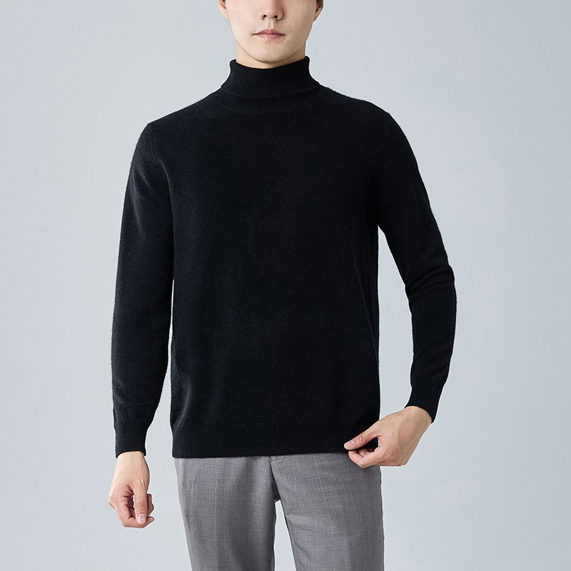 Men's Casual Knitted Base Layer Warm Loose Sweater - Image 10