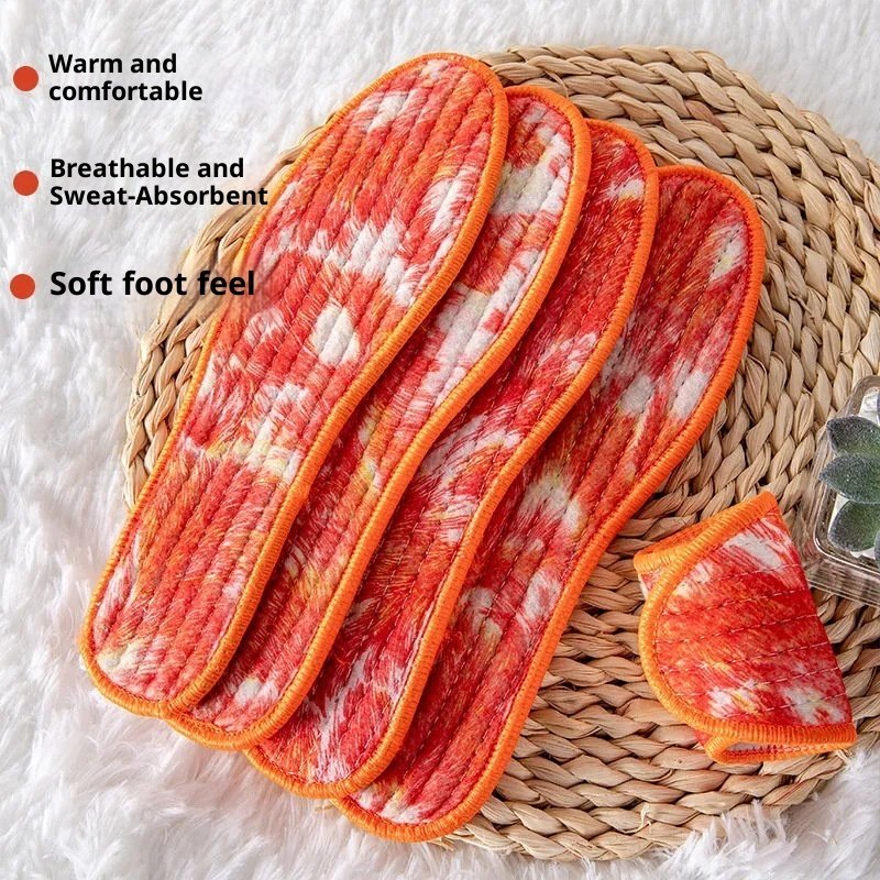 Integrated Soft Felt Thermal Insole Winter Thickened Velvet Padded - Image 3