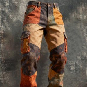 Punk Men's Pants Retro Work Pants