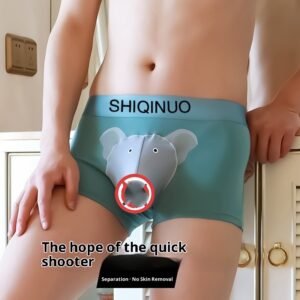 Men's Bullet Separation Modal Boxer Shorts Sexy