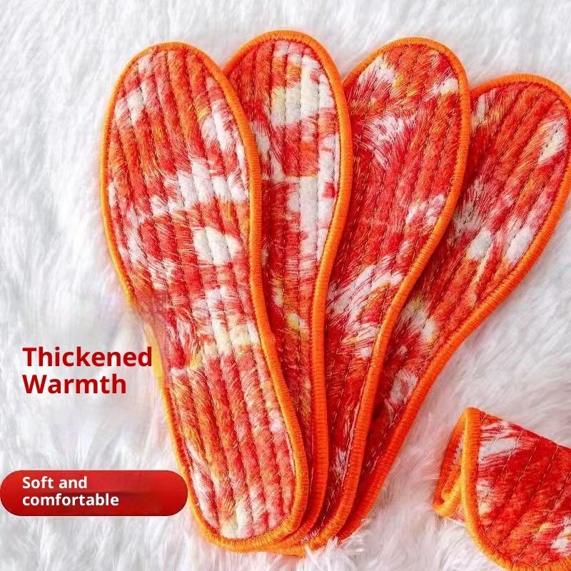 Integrated Soft Felt Thermal Insole Winter Thickened Velvet Padded - Image 5