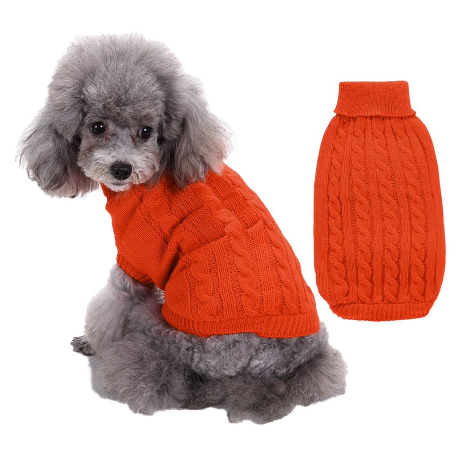 Solid Color Puppy Dog Clothes Teddy Bichon Pet Sweater - Image 7