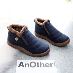 Winter Men's Cotton Shoes High-top Warm Fleece-lined