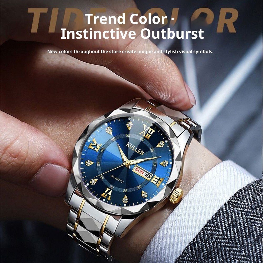 Business Advanced Waterproof Luminous Quartz Watch - Image 3