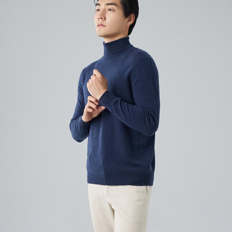 Men's Casual Knitted Base Layer Warm Loose Sweater - Image 4