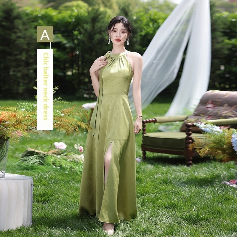 Green National Style Element Bridesmaid Dress - Image 10