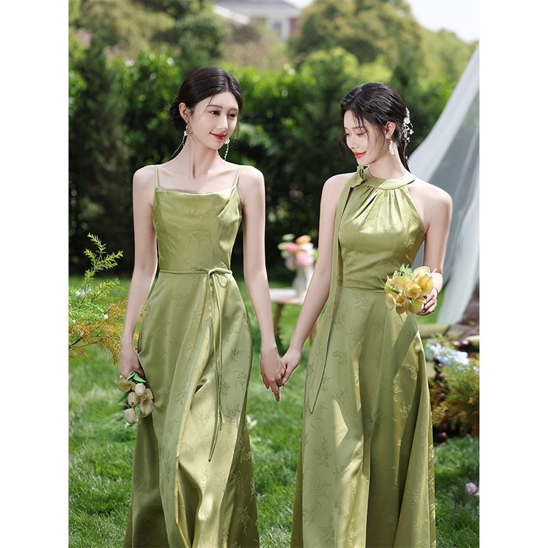 Green National Style Element Bridesmaid Dress - Image 3