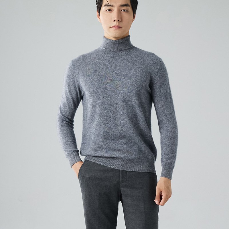 Men's Casual Knitted Base Layer Warm Loose Sweater - Image 8