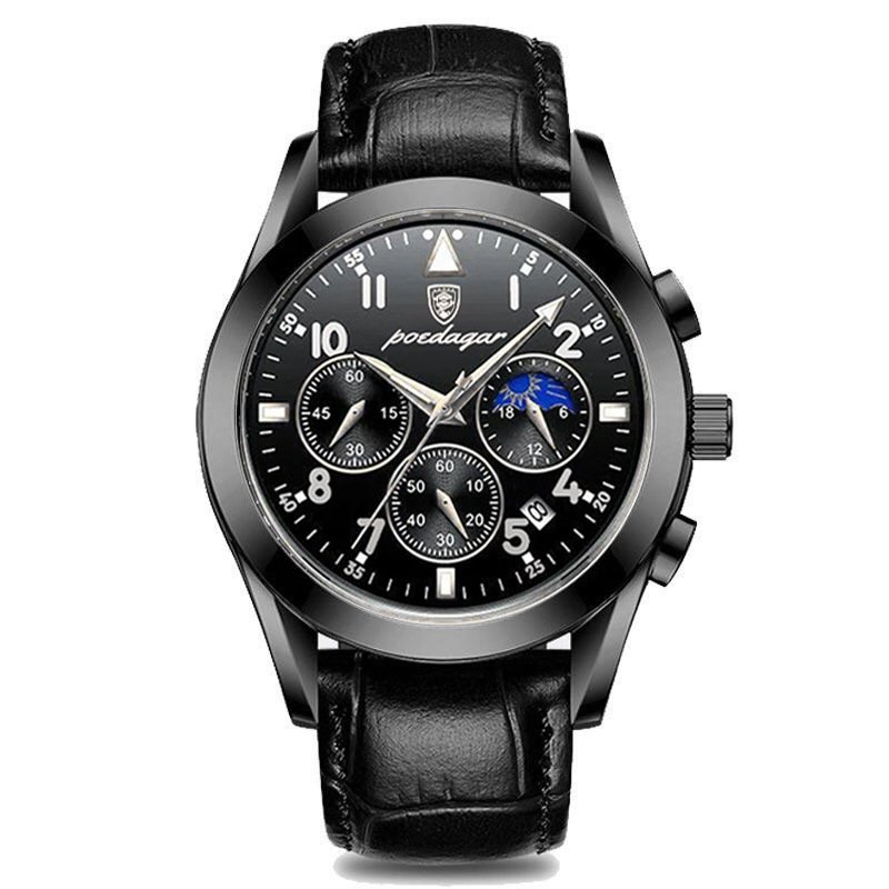 Black Tech Men's Watch Male Student Korean Fashion - Image 6