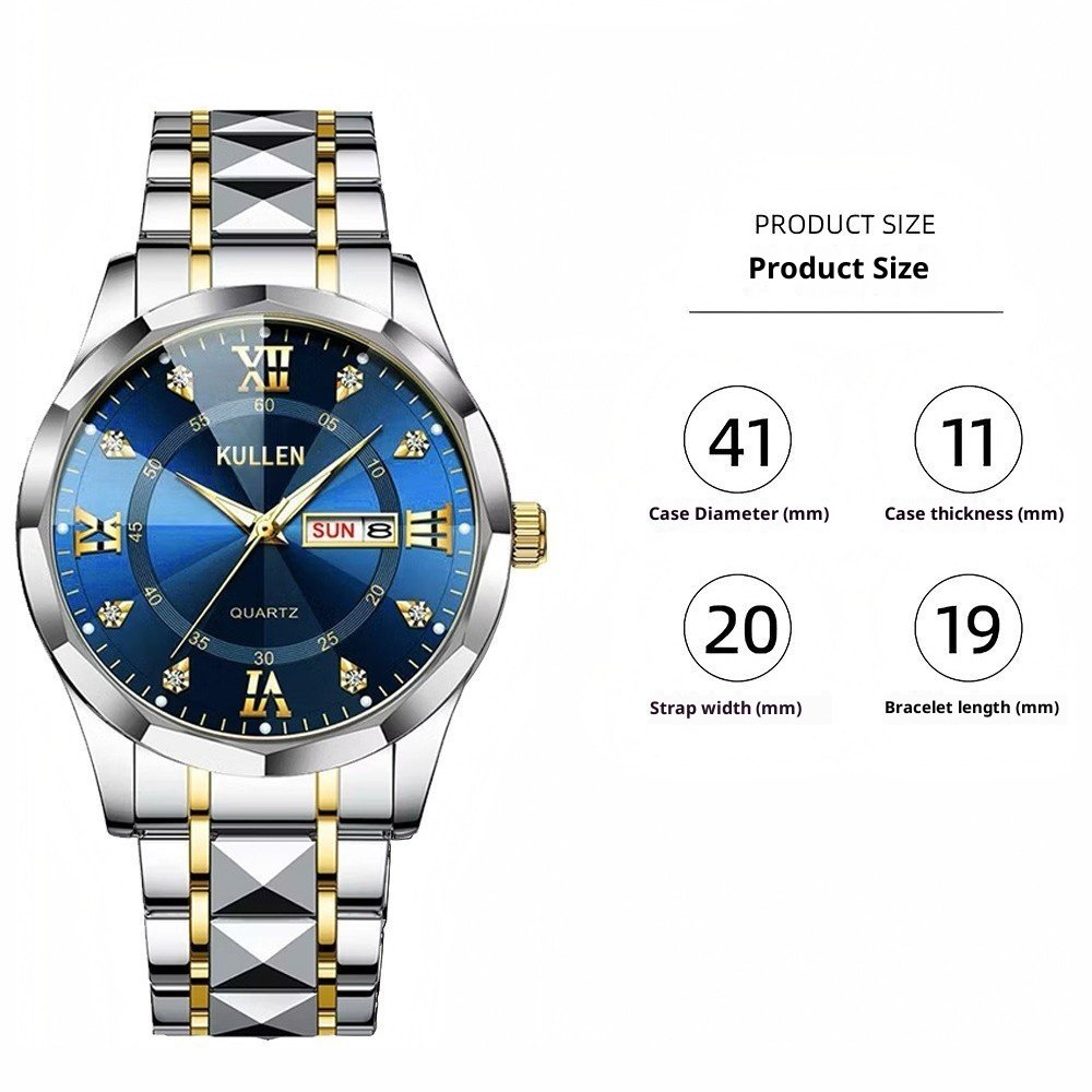 Business Advanced Waterproof Luminous Quartz Watch - Image 4