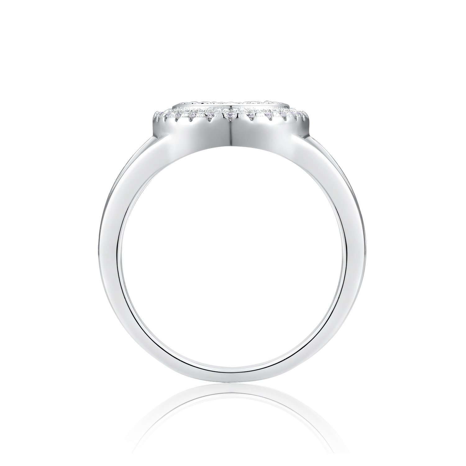 Starlight - Men's Ring, Diamond Ring And Wedding Ring Set With Top-quality Moissanite S925 Silver And Platinum-plated. The Ring Can Be Inspected With A Diamond Pen - Image 2