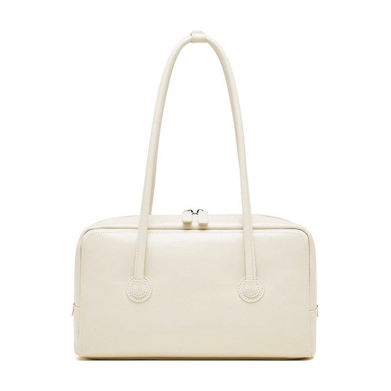 Genuine Leather Boston Women's Portable Shoulder Bag - Image 8
