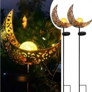 LED Solar Flame Light Metal LED Garden Light Flame Effect Lamp Waterproof Outdoor Lights Landscape Lights Solar Decorative Light
