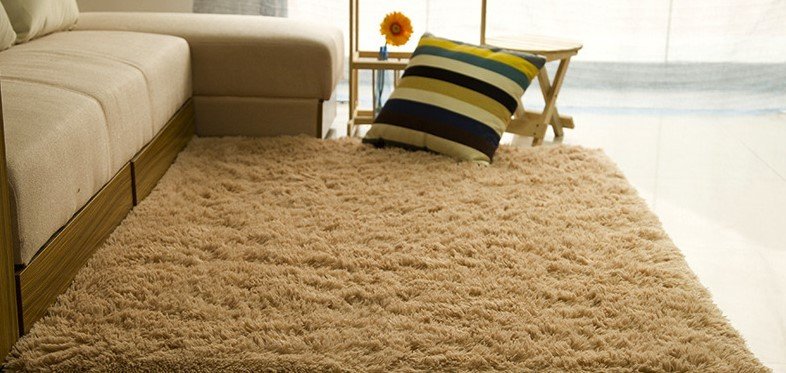 Living room coffee table bedroom bedside non-slip plush carpet - Image 6