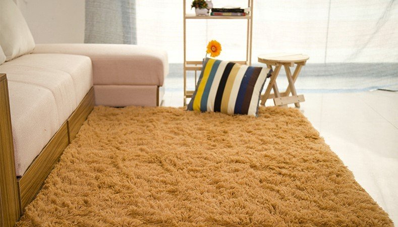 Living room coffee table bedroom bedside non-slip plush carpet - Image 10