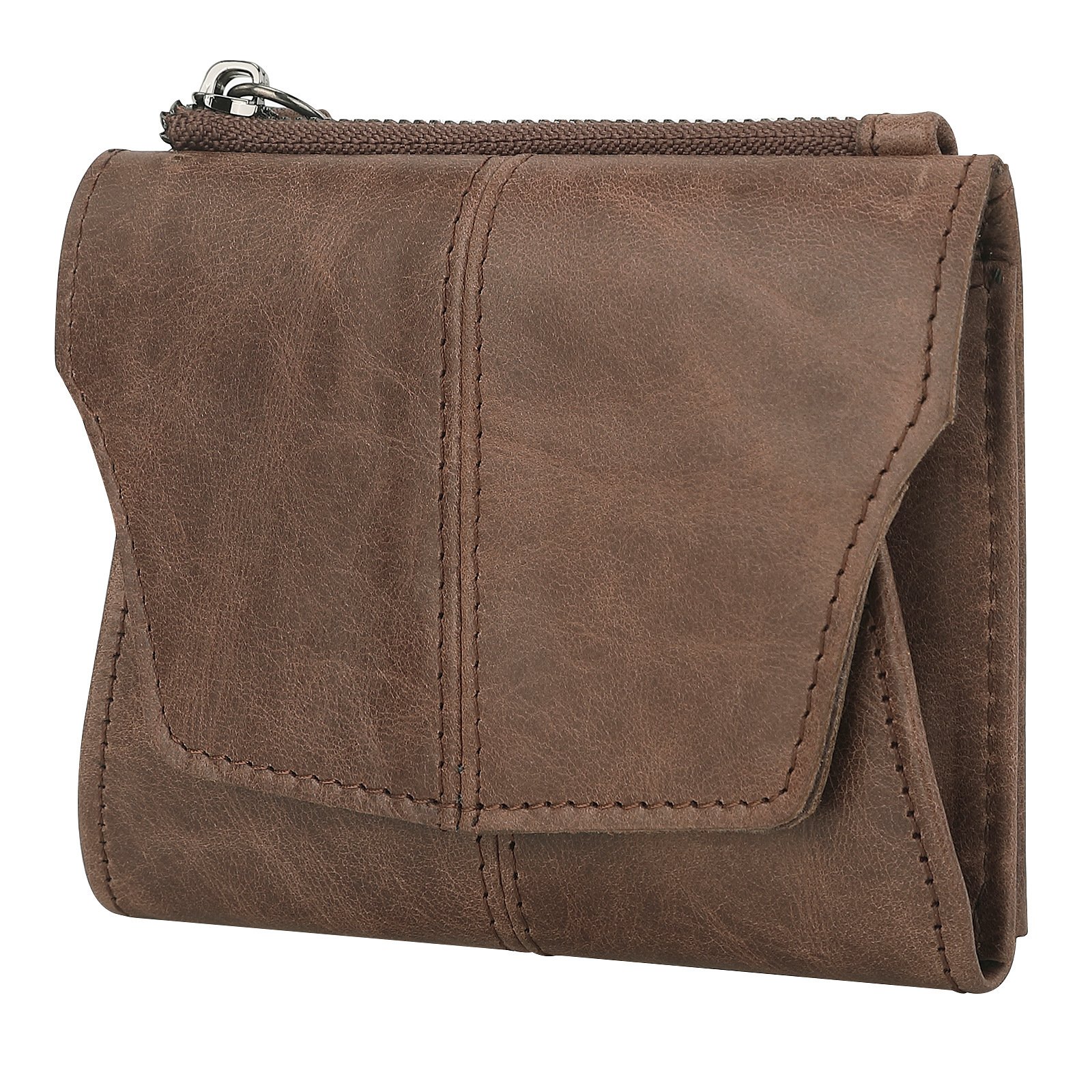 Multifunctional Head Layer Cowhide Coin Purse - Image 9