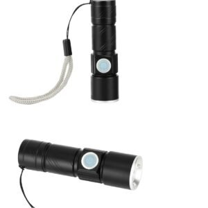 Mini Waterproof Rechargeable LED Flashlight With USB Charging