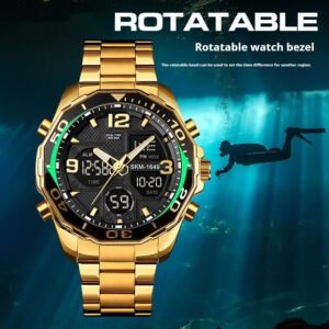 Southeast Asian Spiral Stainless Steel Young Men's Watch