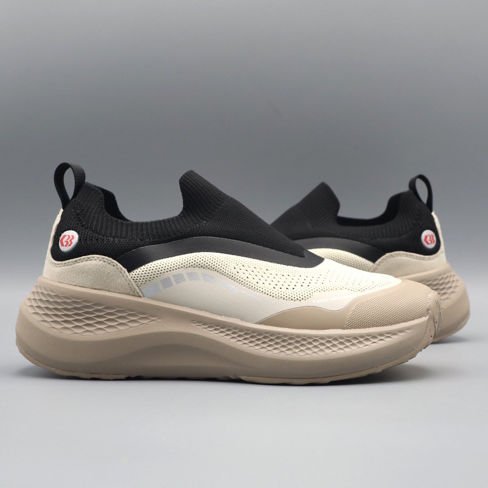 Men's Outdoor Soft-soled Running Shoes Mesh Breathable Shock Absorption Lightweight Platform - Image 2