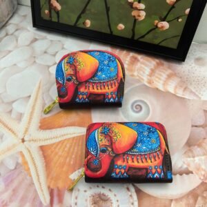 Women's Ethnic Style Elephant Long Wallet Organ